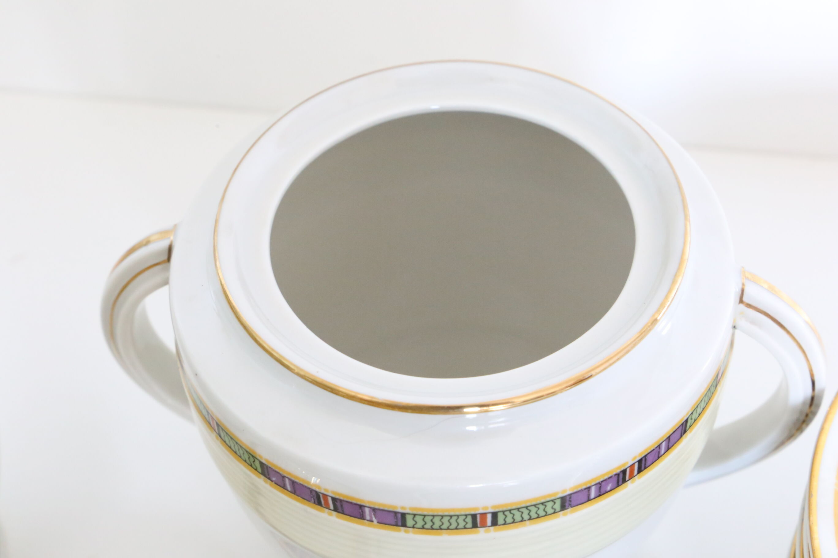 Service à Thé Porcelaine De Limoges Charles Ahrenfeldt Art Déco - Occasion
