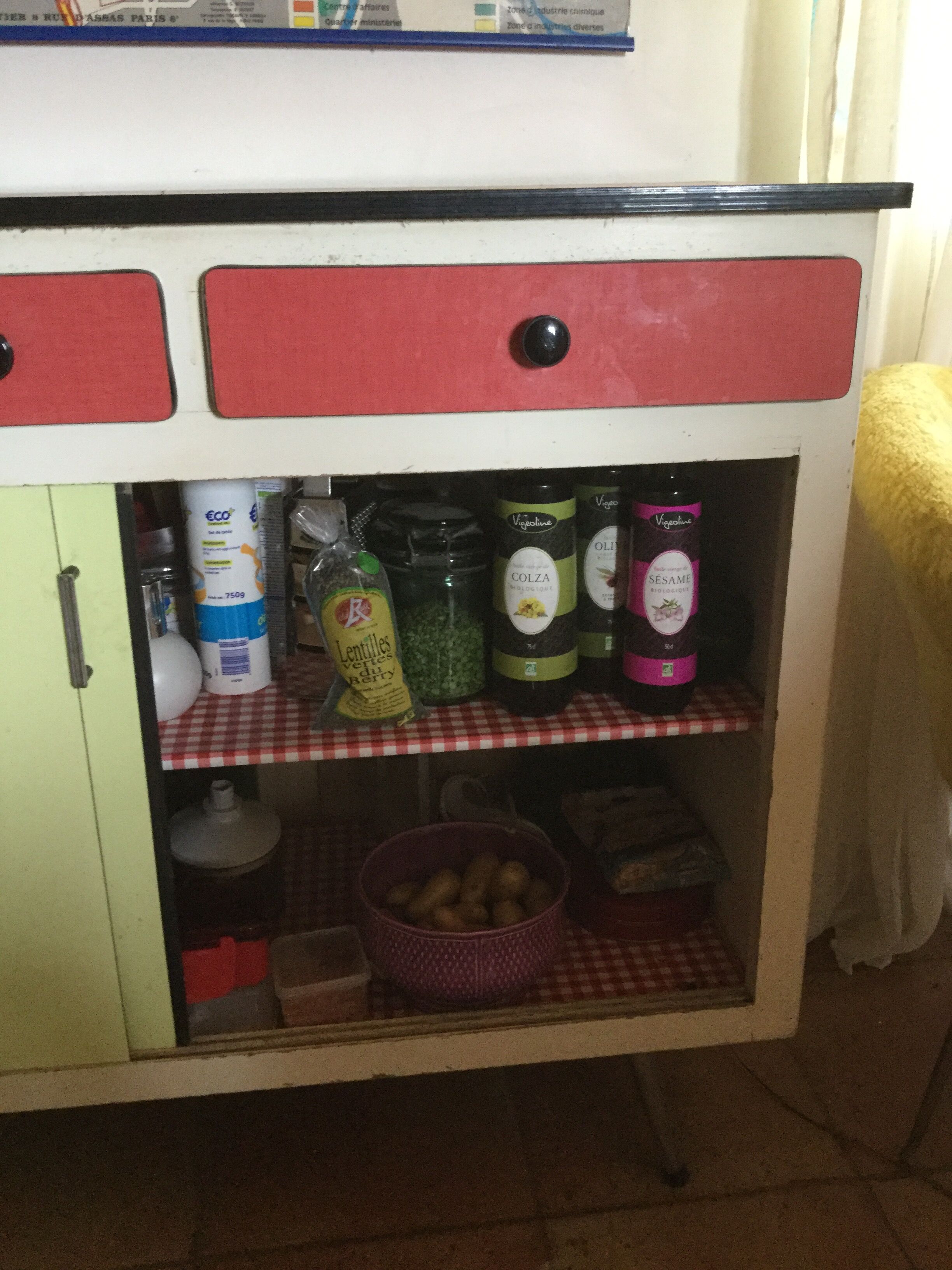 Formica sideboard in the 1960s