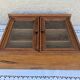 Small Wall Display Cabinet Pine Chalet Mountain Vintage Decor 60s 70s