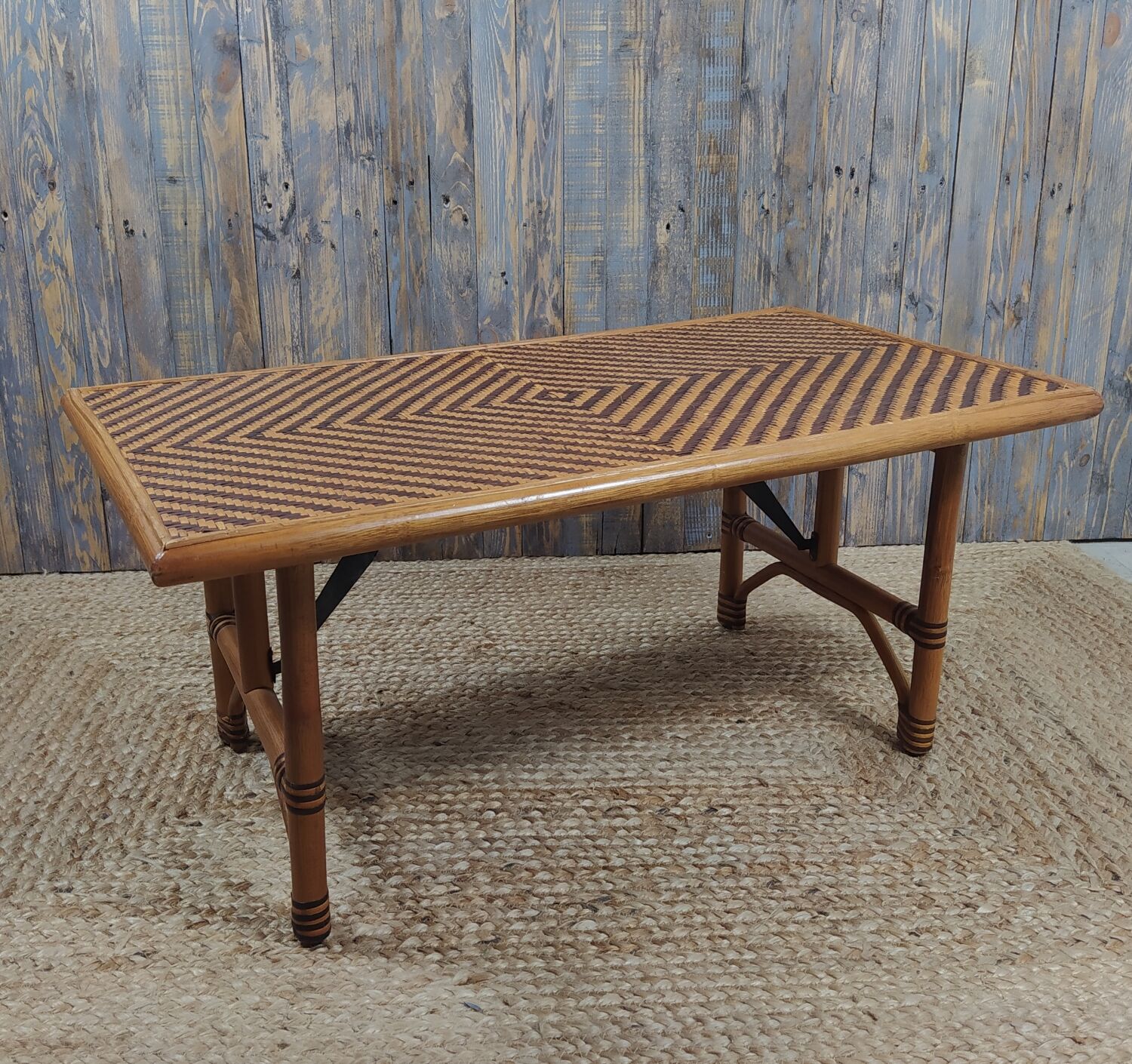 Braided coffee table