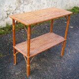Rattan console