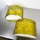 Pair of Carlo Nason for Mazzega Murano glass wall sconces, Italy circa 1970s
