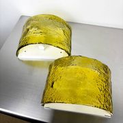 Pair of Carlo Nason for Mazzega Murano glass wall sconces, Italy circa 1970s