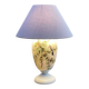 Napoleon III lamp in white opaline glass with bird decoration from the late 19th century