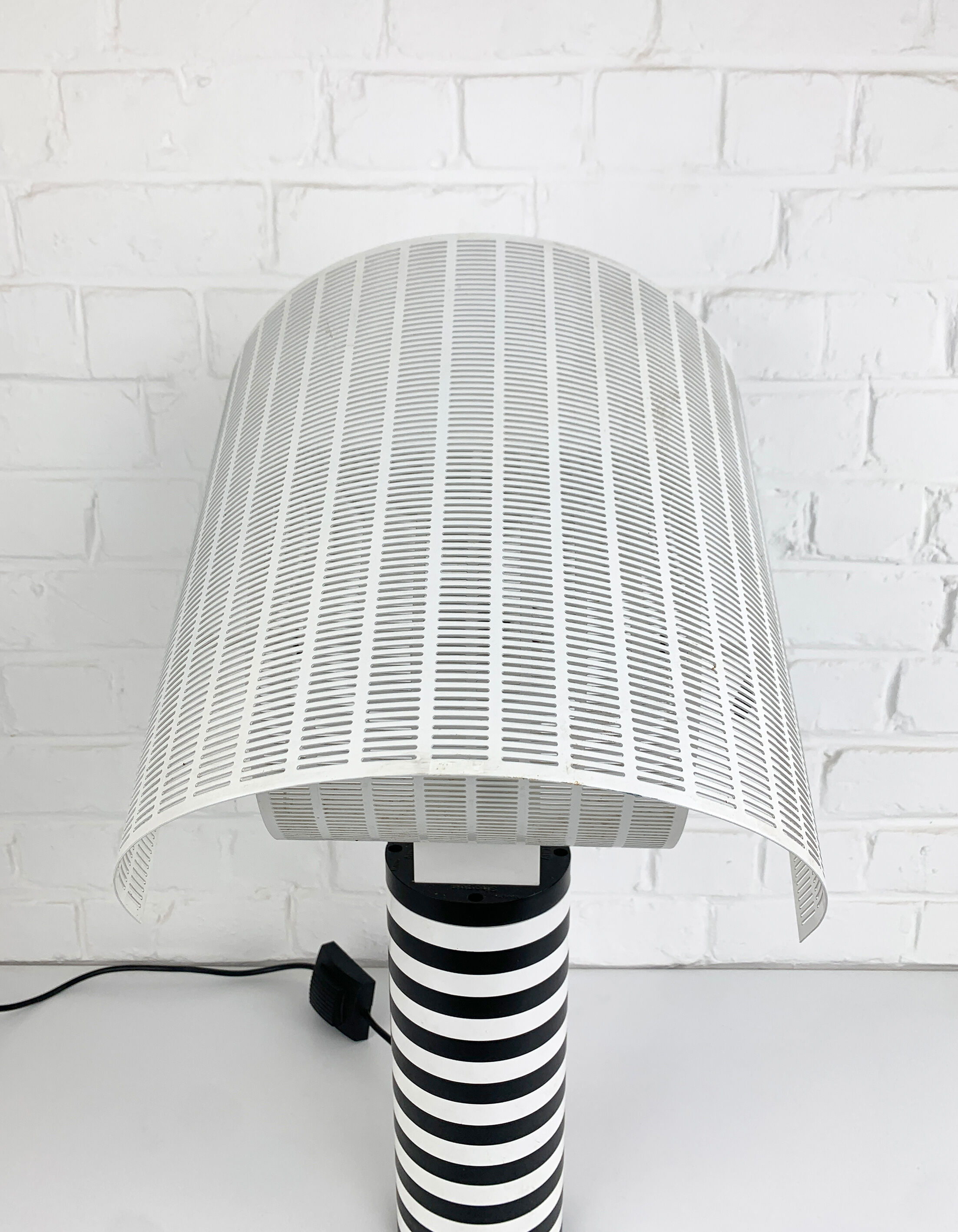 Postmodern table lamp Shogun Design Mario Botta for Artemide, 1980