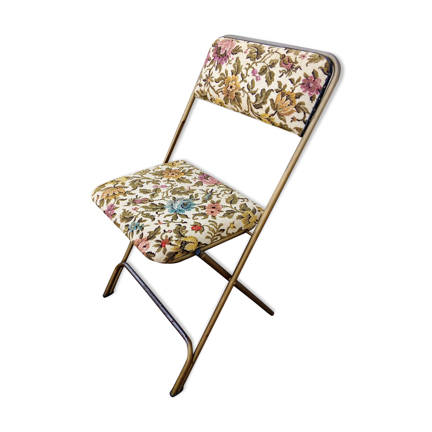 Chaise pliante Lafuma modèle Chantazur d'avant 1968  Selency