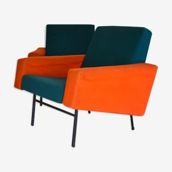 Pair of G10 armchairs by Pierre Guariche for Airborne