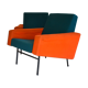Paire de fauteuils G10 par Pierre Guariche pour Airborne