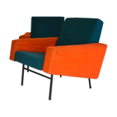 Pair of G10 armchairs by Pierre Guariche for Airborne