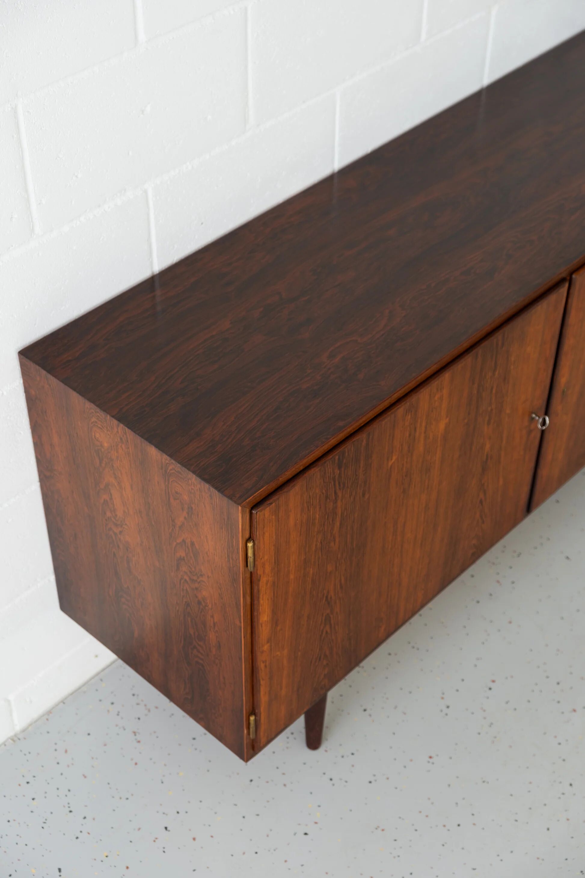 Danish rosewood sideboard by Poul Hundevad