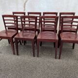 Set of 8 restaurant chairs