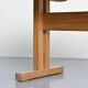 Table Les Arcs in solid elm, circa 1970