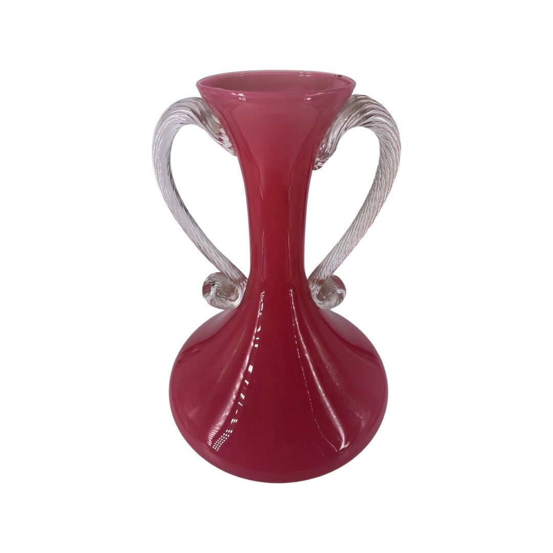 Vintage Murano pink vase