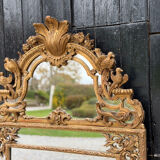 Regency style mirror in gilded wood, 19th century