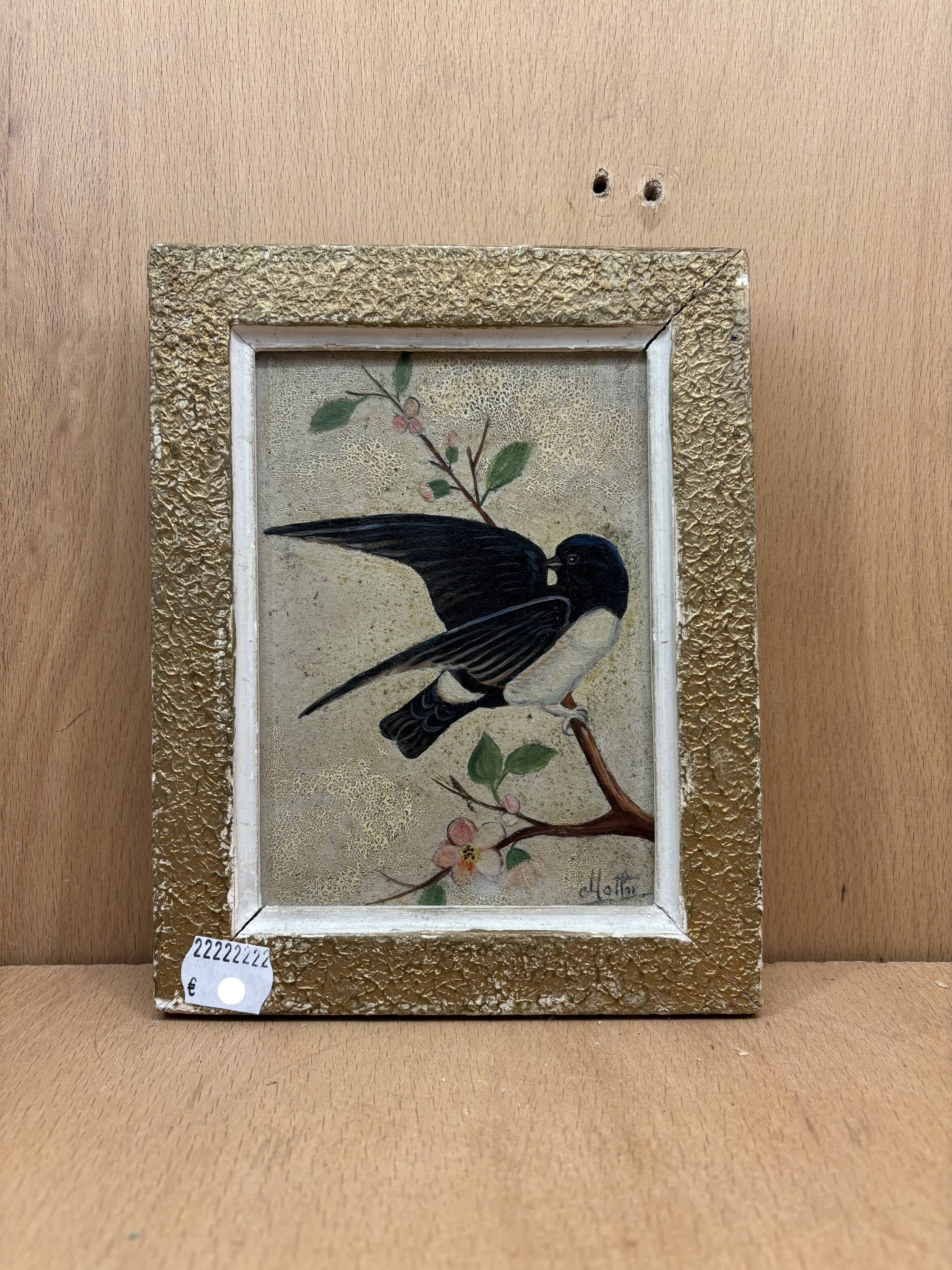 Bird wall frame