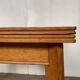 Table carrée pliante papillon en chêne