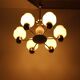 Golden Chandelier by Kamenicky Senov, 1970s, Czechoslovakia