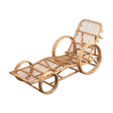 Lounge Chair in rattan, Netherlands 50 years