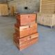 3 nesting chests in solid acacia