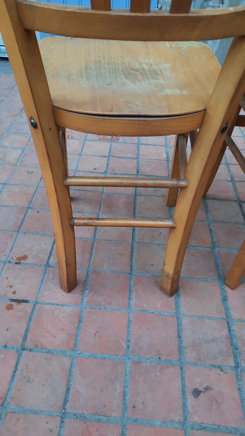 Lot de 8 chaises bistrot