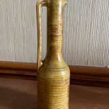 Vintage stoneware vase signed