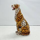 Handmade Leopard Sculpture.