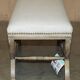 Regency style banquette - Dressing table or double piano stool