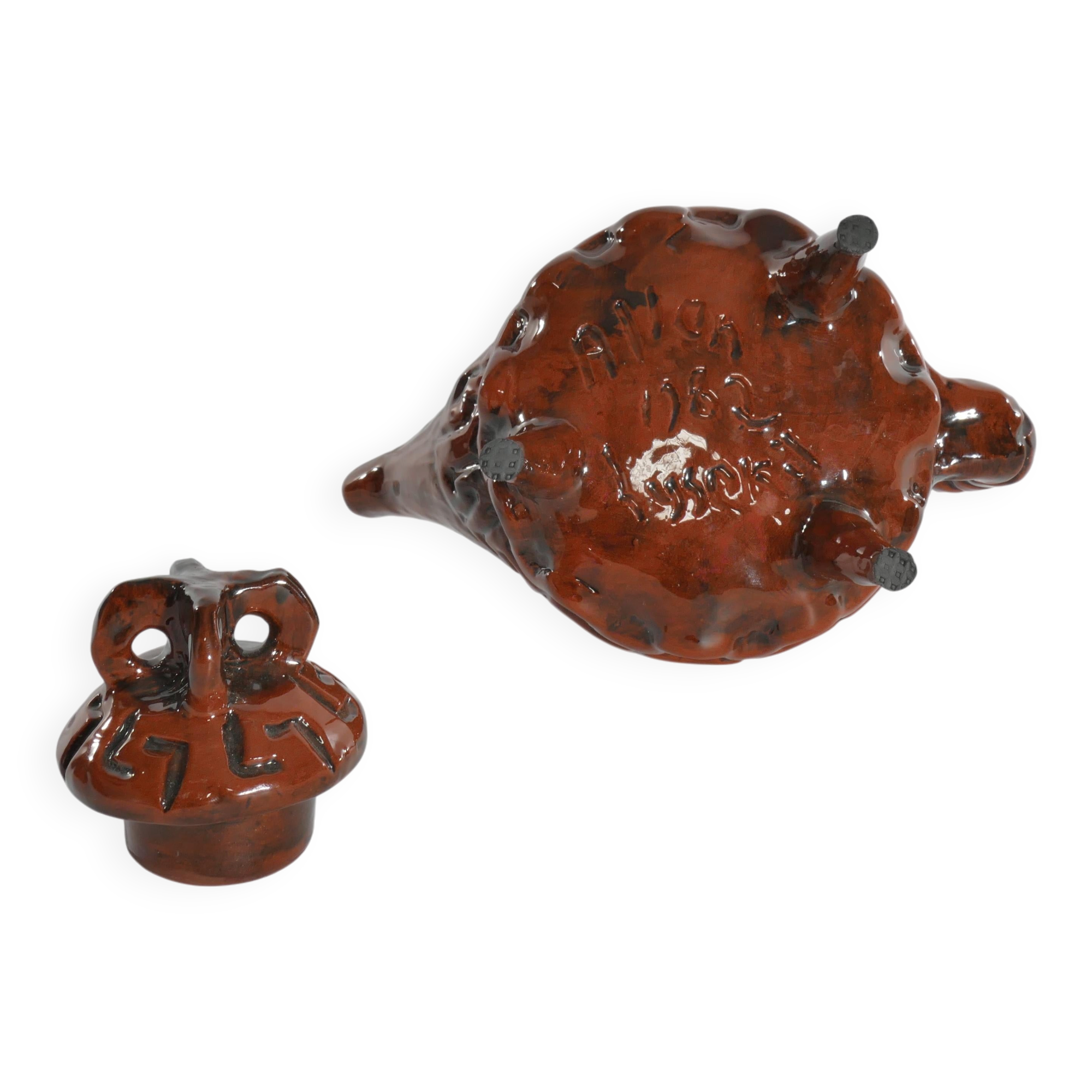 Vintage Playful Teapot with Crab-like Features by Allan Hellman Sweden 1982