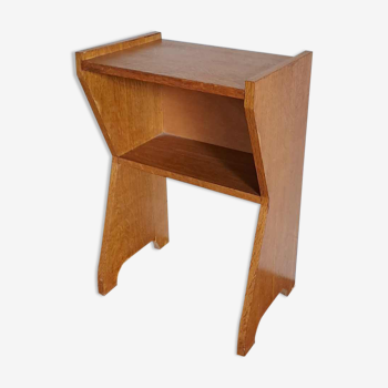 Chevet en bois 1970 minimaliste