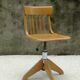 Stoll office chair, swivelling and adjustable in height