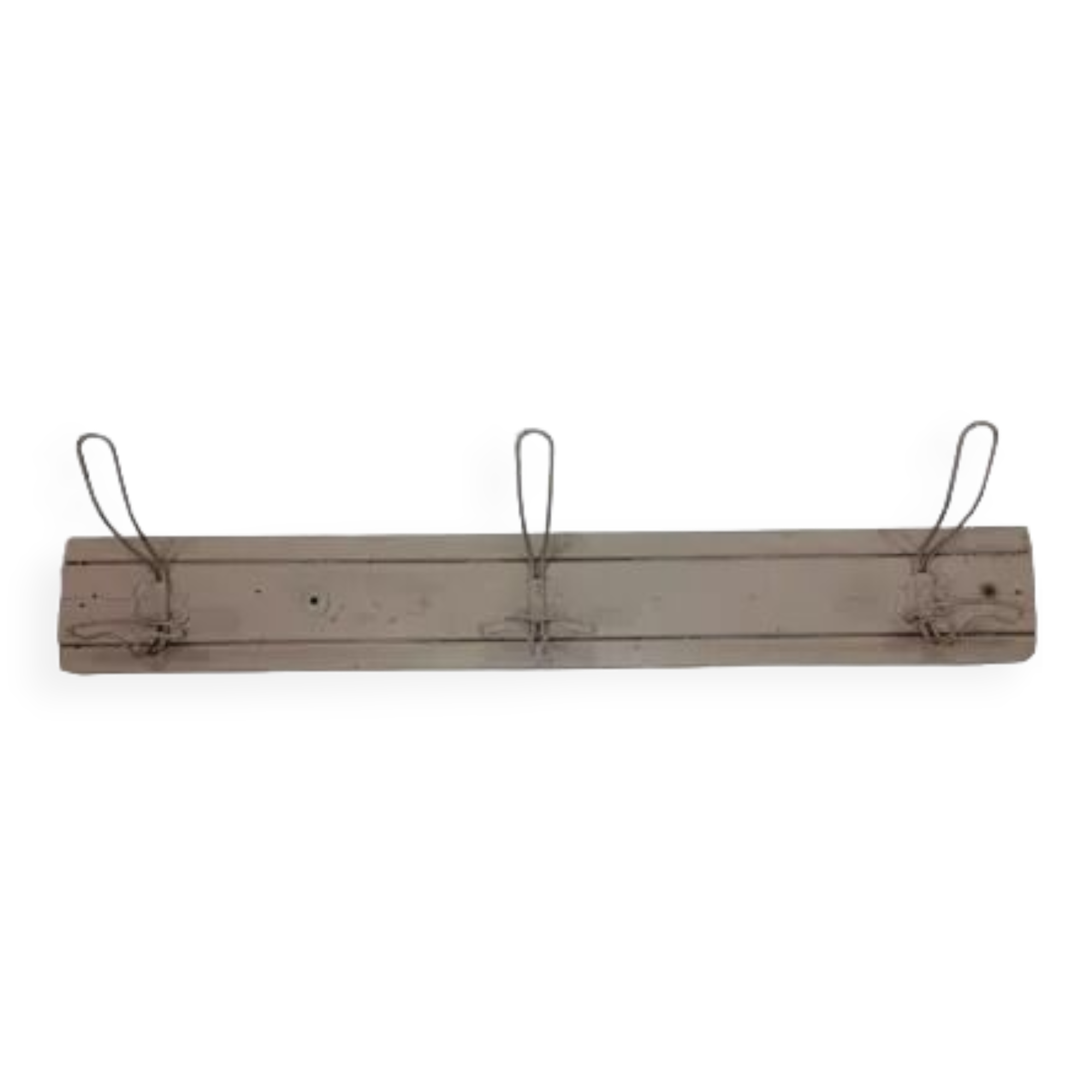 Wall coat rack 3 hooks classic pink