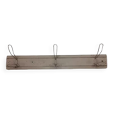 Wall coat rack 3 hooks classic pink