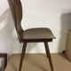 Chaise bistrot Baumann en hêtre années 50