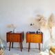 Pair of vintage bedside tables