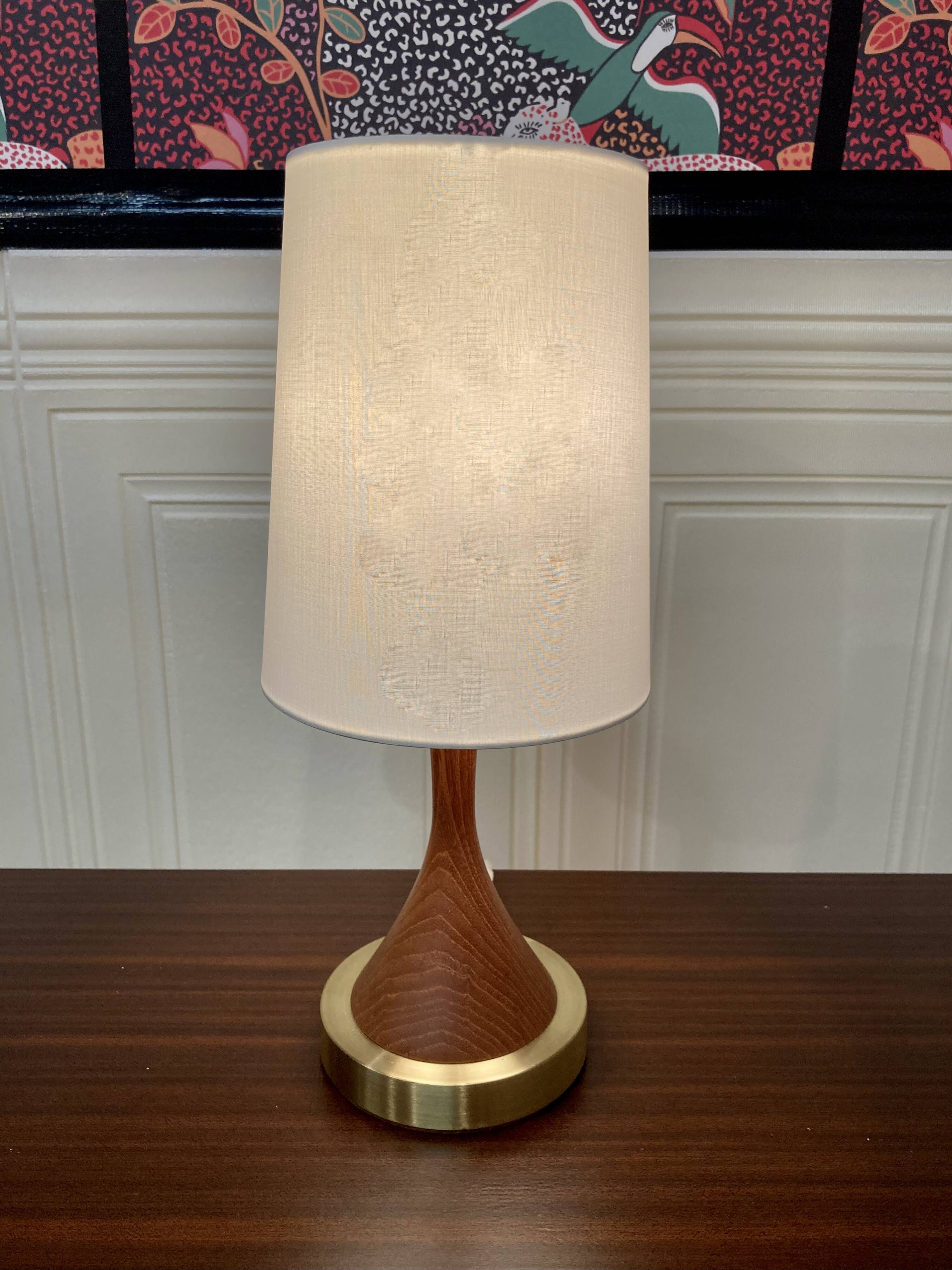 Scandinavian design lamp from the 1950s.