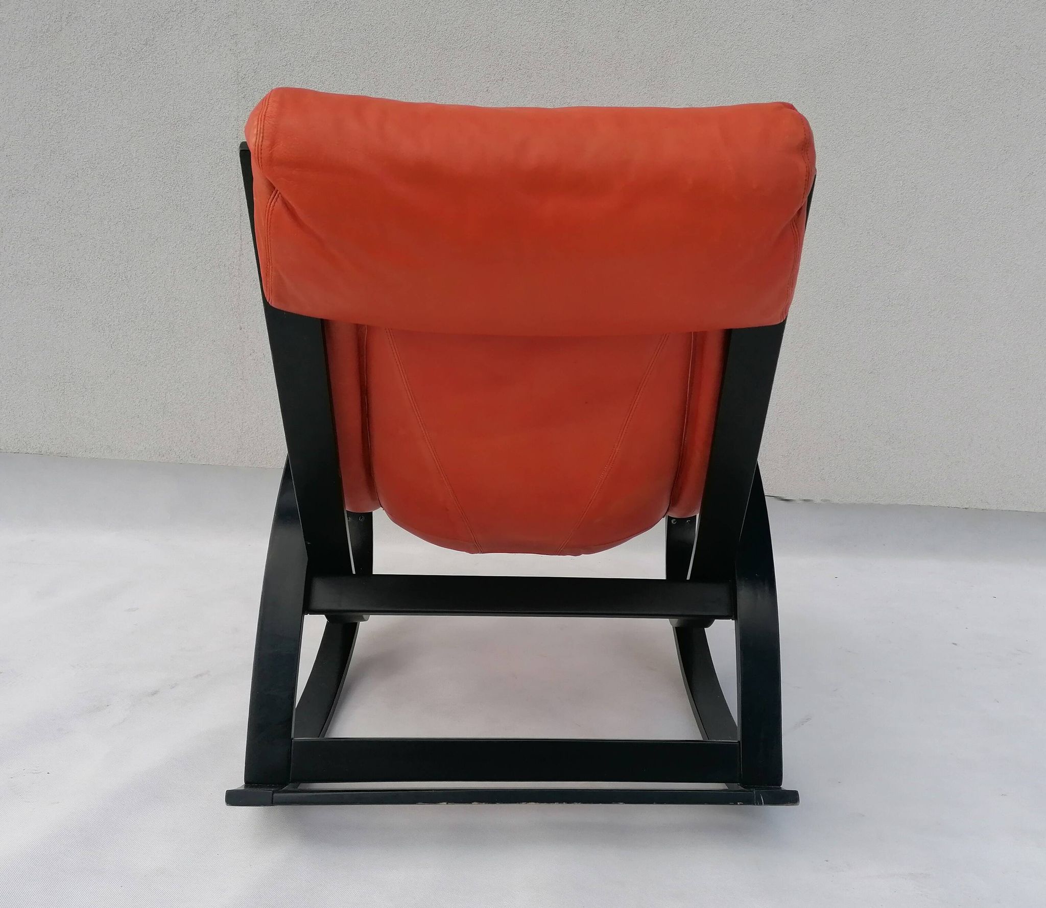 Sgarsul Rocking Chair by Gae Aulenti for Poltronova, 1960s.
