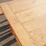 Farm table and 2 benches