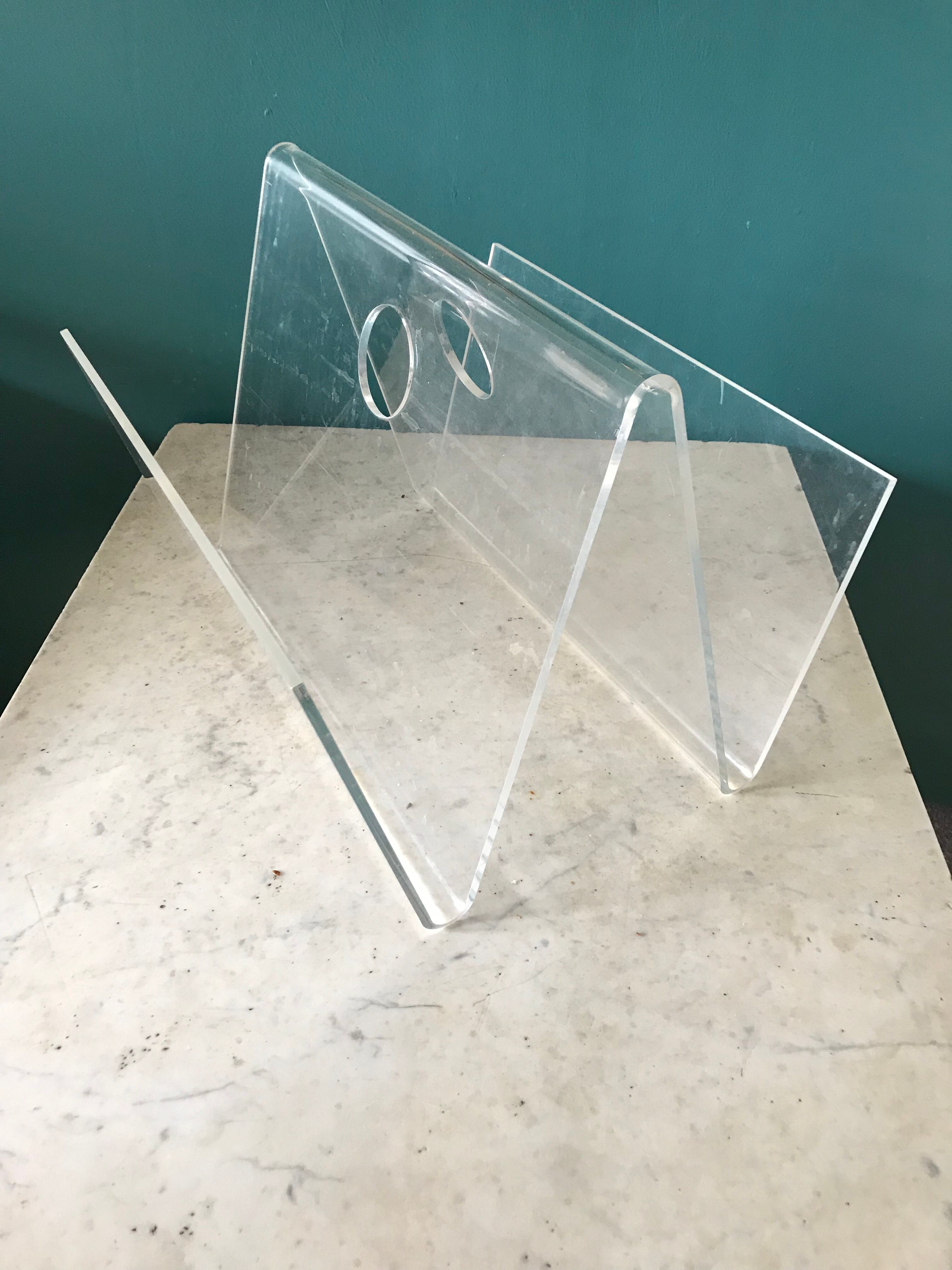 Vintage magazine holder