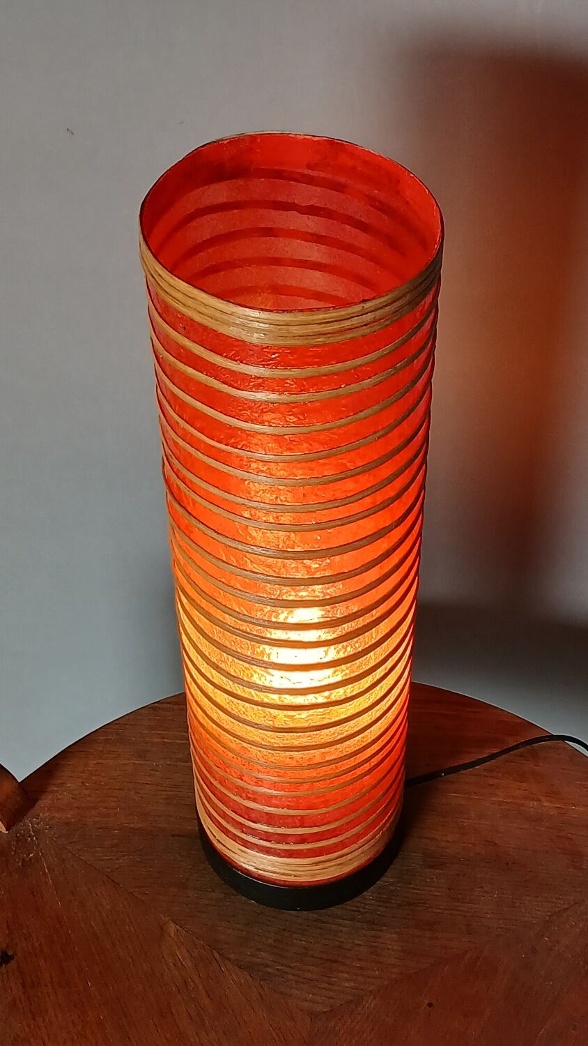 Fibreglass lamp from the 50s/60s.