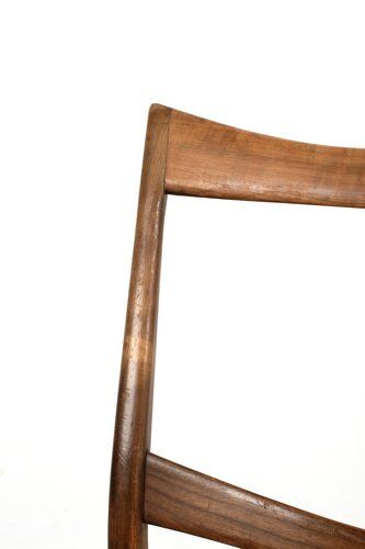 Chaises en tissu violet, ensemble de 2