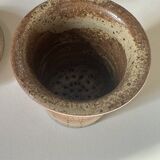 Théière en grès signée vintage années 60