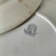 Set of 7 ironstone plates with floral friezes from the late 19th to early 20th century.
