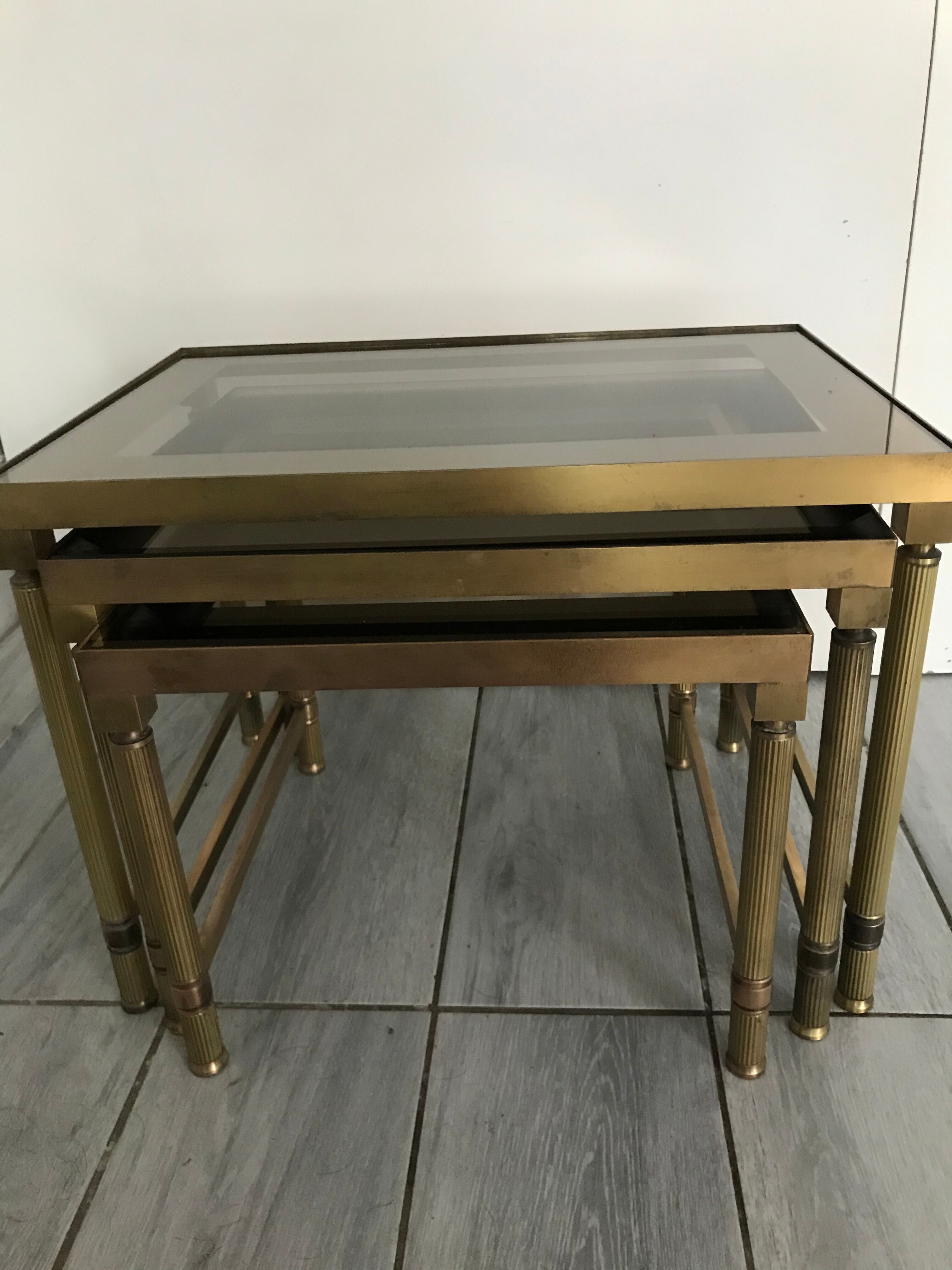 Set of 3 vintage tables