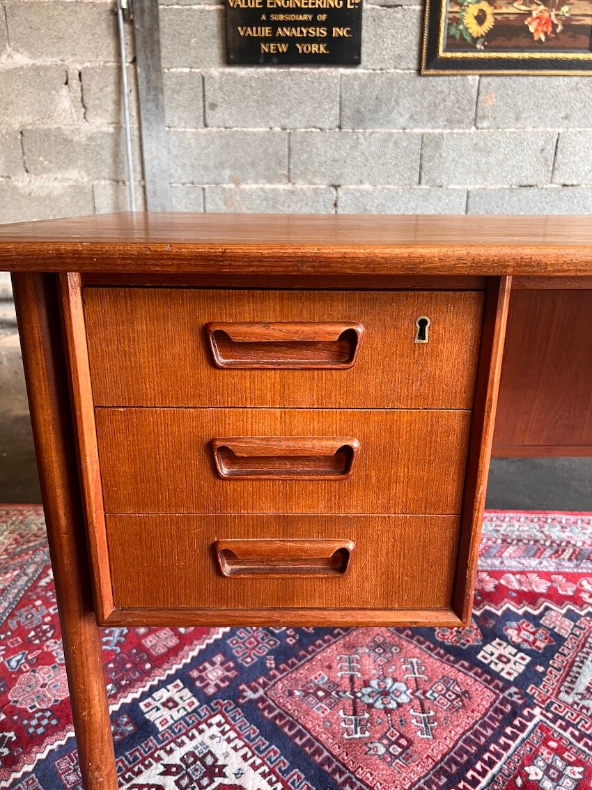 Scandinavian office in Danish teak by Gunnar Nielsen Tibergaard - 1960s