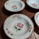 Assiettes creuses série de six grès Niderviller décor Cassandre XXème