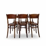 Set of six Authentic antique bentwood chairs, Antonio Volpe