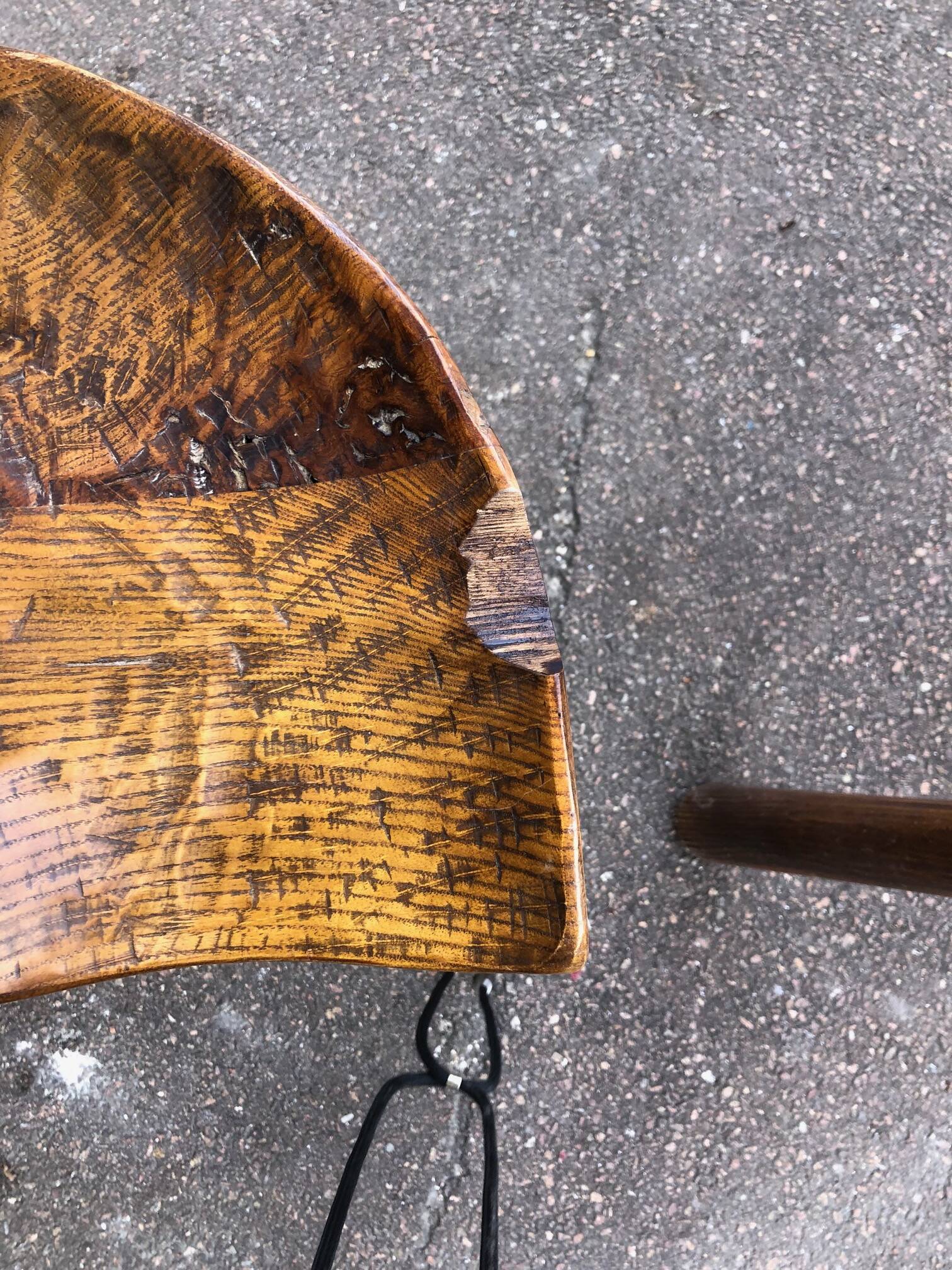 Selou Tripod Brutalist Stool