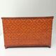 Vintage wicker desk letter holder
