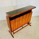 Mid-century rosewood bar and stools by Niels Erik Glasdam Jensen 1960s