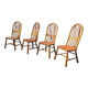 4 x Welsh stick back chairs